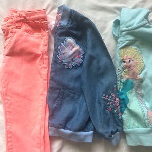 Disney Frozen jackets & jeans